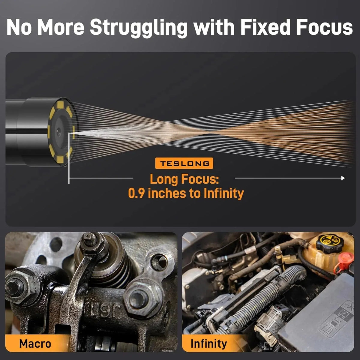 🎉🔎 Plug-and-Play Endoscope Camera - Compatible with Android & iPhone & ipad for Direct Connection