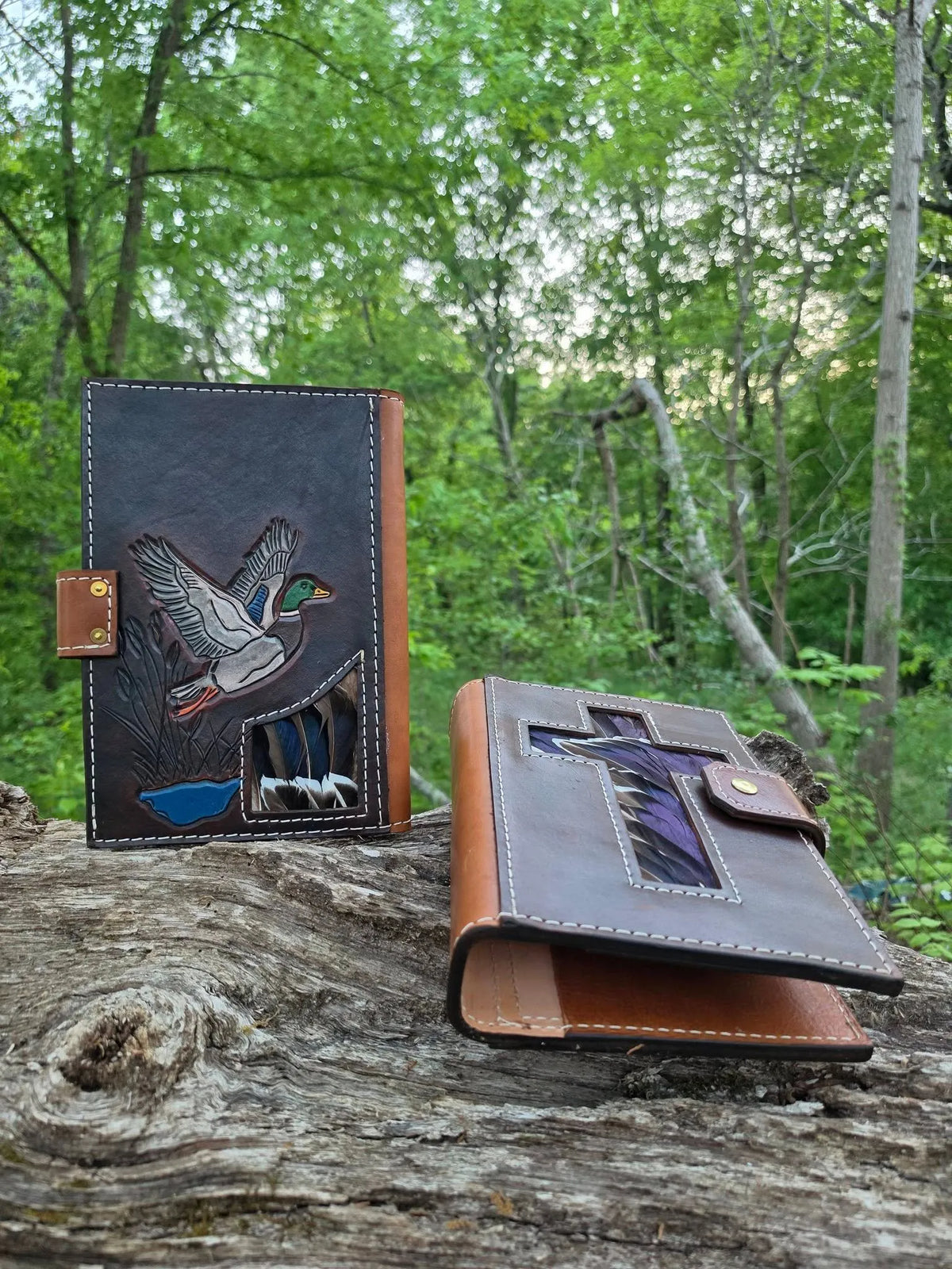 🔥Last Day 49% OFF - ✝️📚Handcrafted Leather Bible & Book Covers