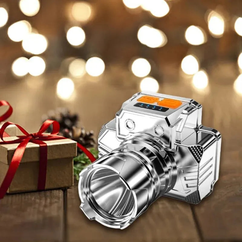 🎉🐟 [Bright Gift: Hot Sale 49% OFF👍 – Limited Time!⏰] Portable Waterproof Smart LED Headlamp – Outdoor Fishing Essential, Motion Sensor, USB Charging. Hands-Free & Reliable! 🔦💧✨