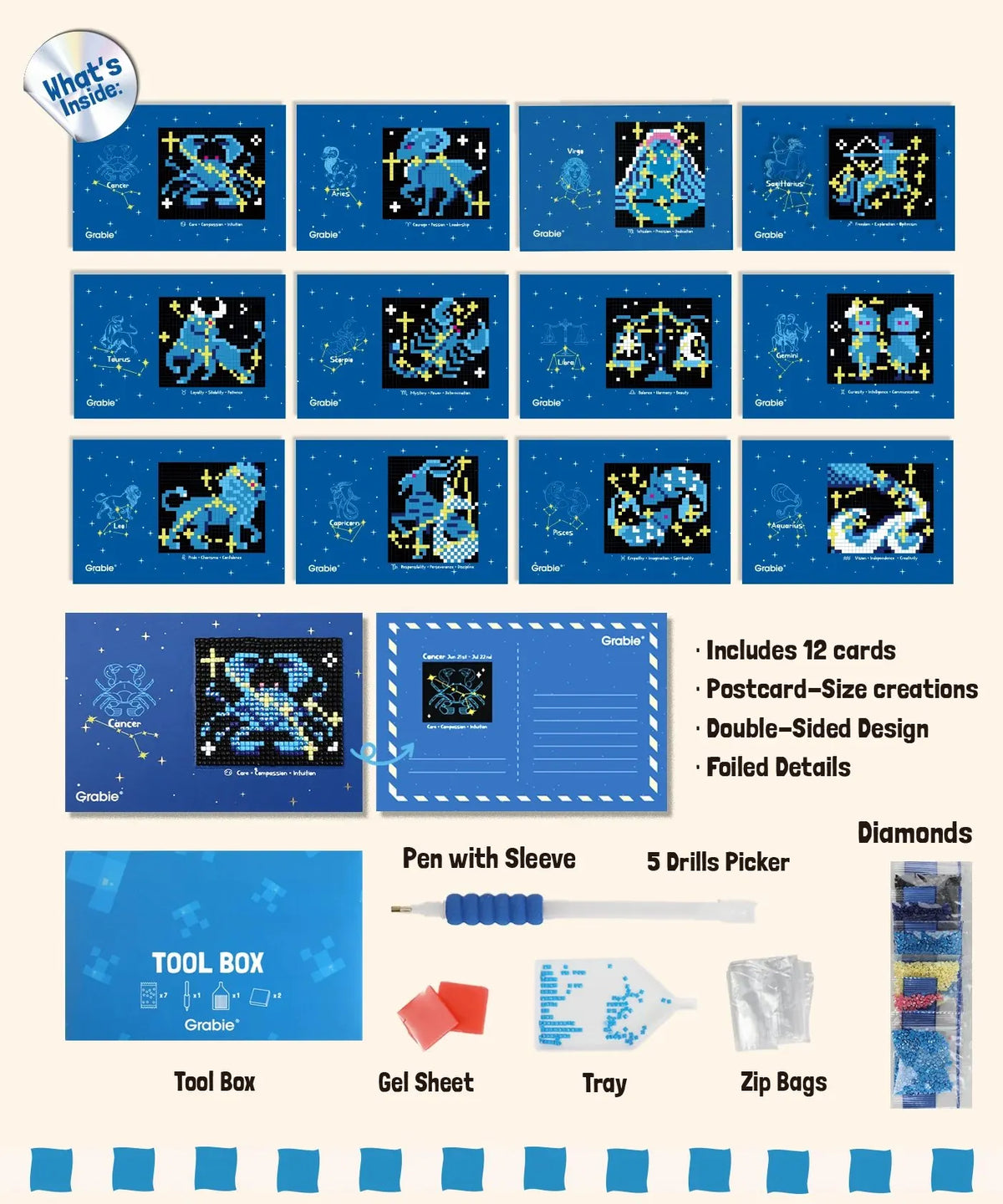 Mini Diamond Art Cards – Create Sparkling Mini Masterpieces in 30 Minutes