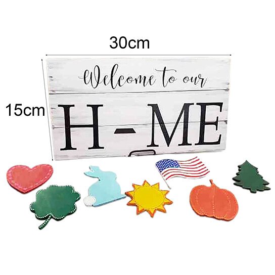 💜Mother's Day Gift💜Family Sign With 7 Interchangeable Pieces 🌟 🌟