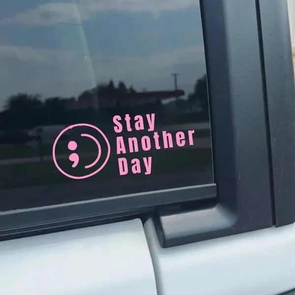 🔥LAST DAY 50% OFF - 🎗️Share Pack❤️ SAD Mental Health Awareness Car Decal (5 Pcs)