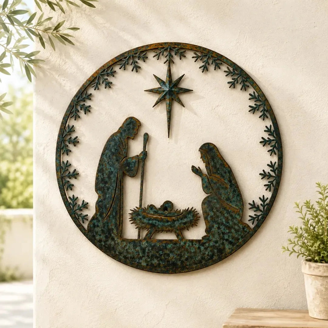 🎉✨Nativity Scene Christmas Wall Decor - A Beautiful Celebration of Faith, Hope & the True Meaning of Christmas