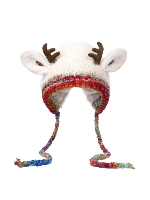 🎄🦌Handmade Knitted Christmas Antler 2-in-1 (Hat/Handbag)🧶2