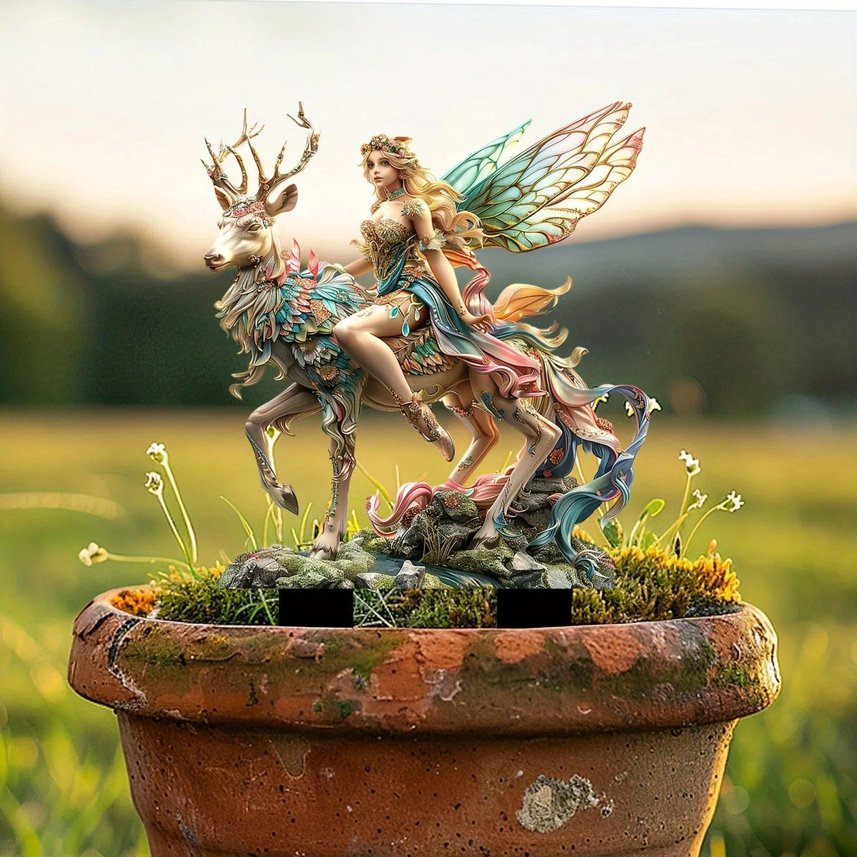 Bohemian Fairy Flower Pot Decoration