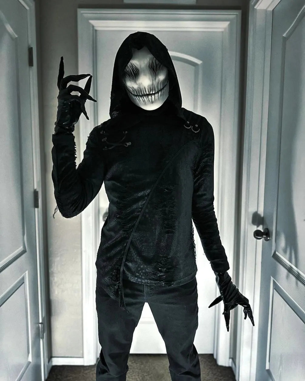 Slender Smile mask for cosplay halloween party or carnival