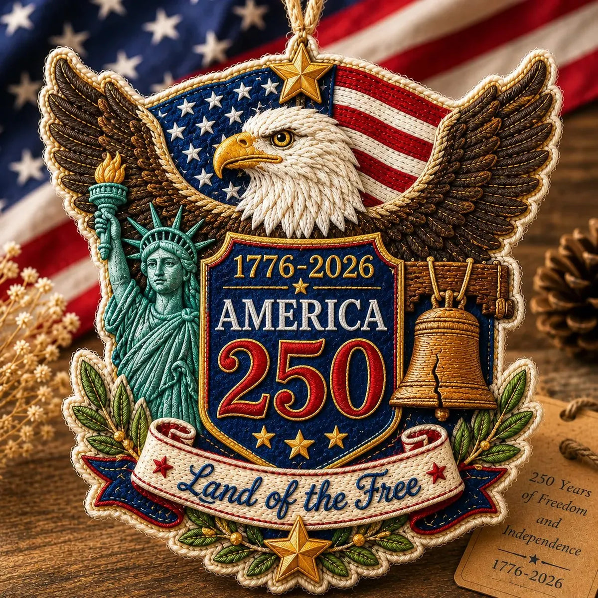 🔥Last Day 49% OFF - 🦅America 250 DIY Felt Ornament Kit