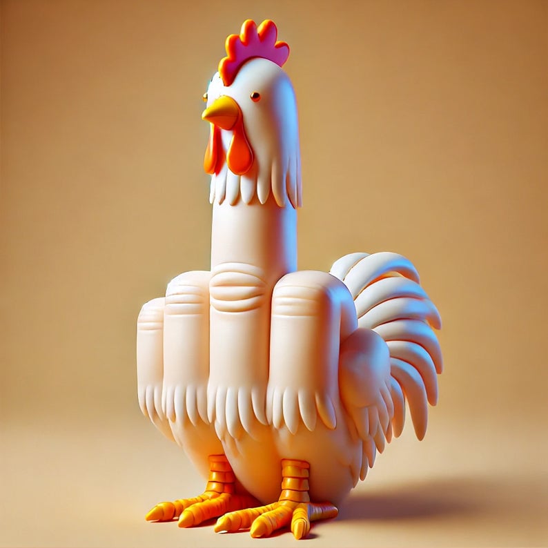 🔥Last 4 hours Sale: Save 49%-Middle finger chicken and duck