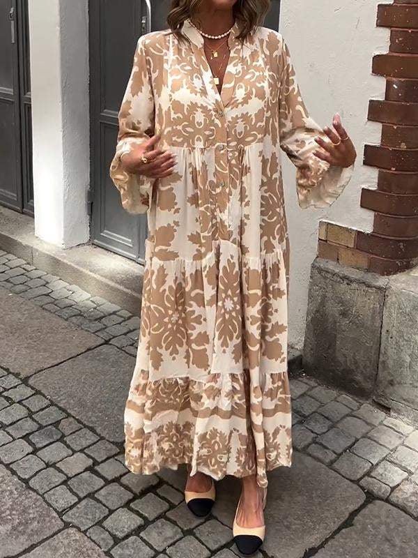 Boho Printed Long Dress