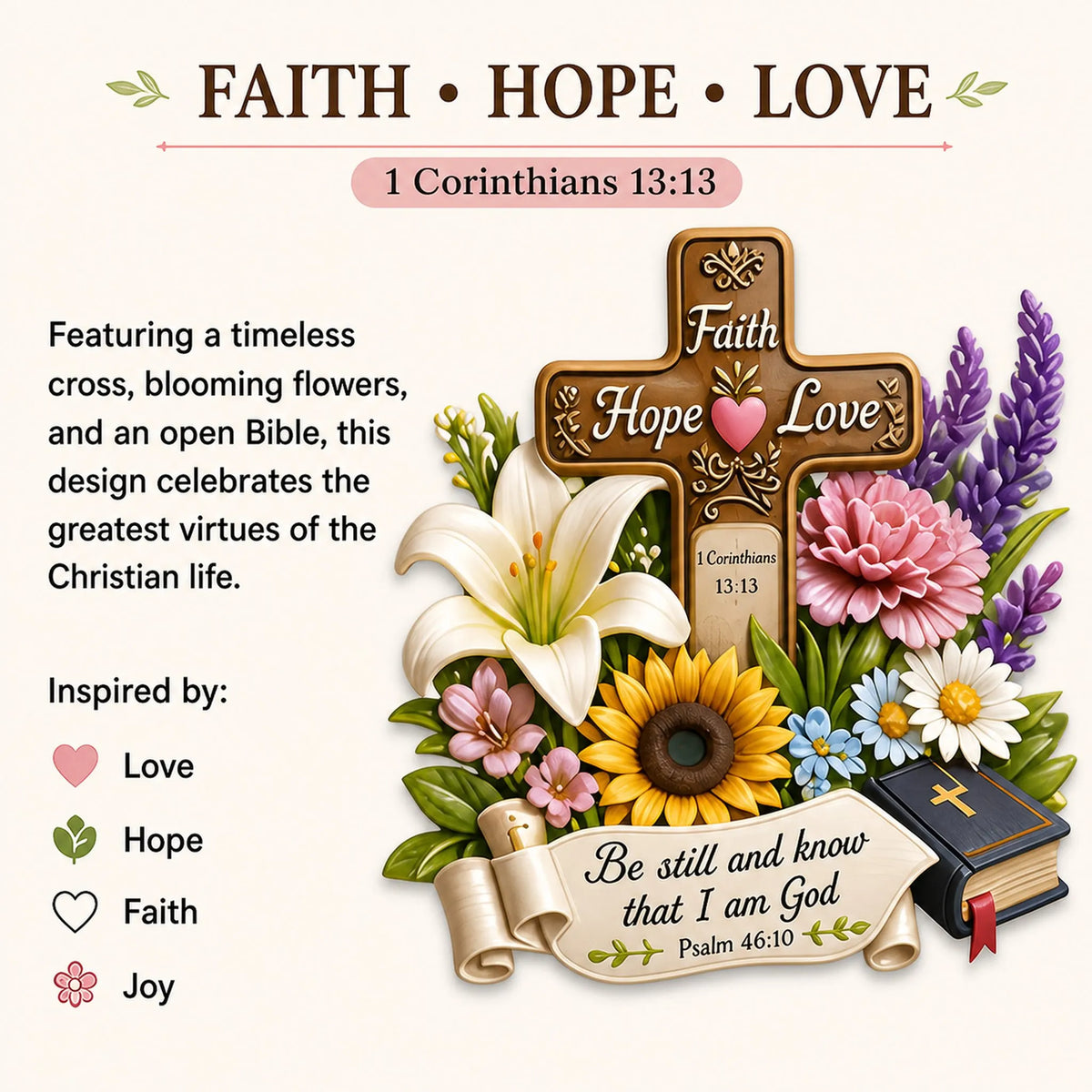 ✝️ Magnetic Inspirational Bible Verse Fridge Decor — A Daily Reminder of Faith