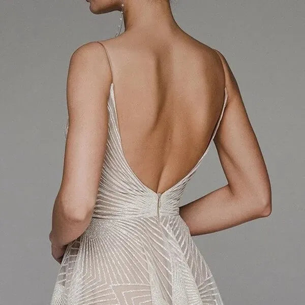 🔥Last day 49% OFF🔥Stylish V-neck strap A-line dress