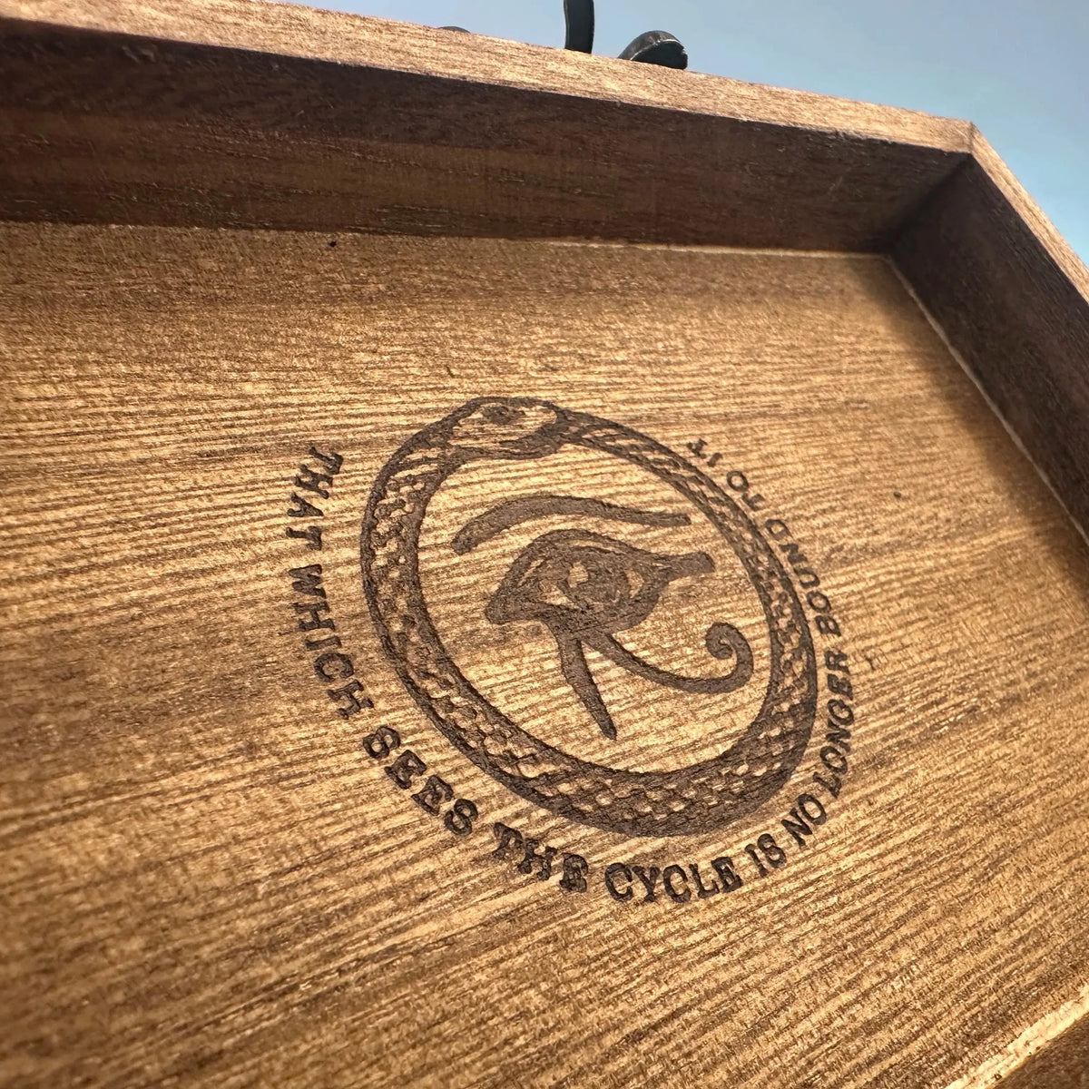 🎉🔮🎲Arcane Divination Dice Set – Engraved Wooden Box, Oracle Dice for Tarot Ritual, Handcrafted Intuition Amplifier