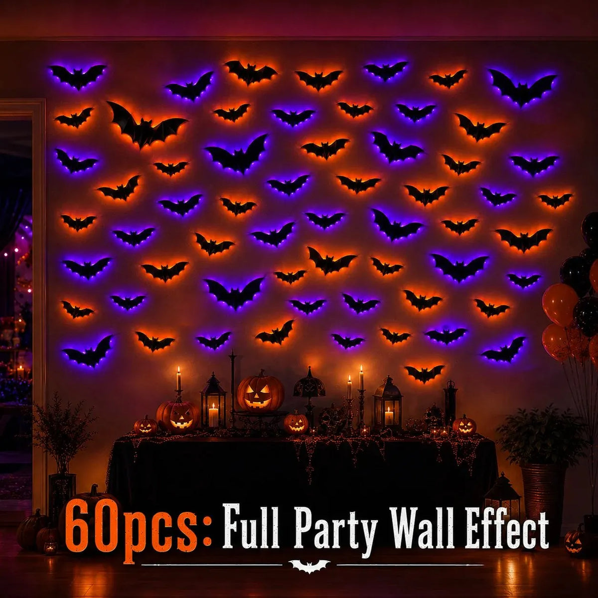 🎉 🦇 Halloween Sale: 3D LED Flying Bat Wall Decor – Create a Spooky Atmosphere in Minutes