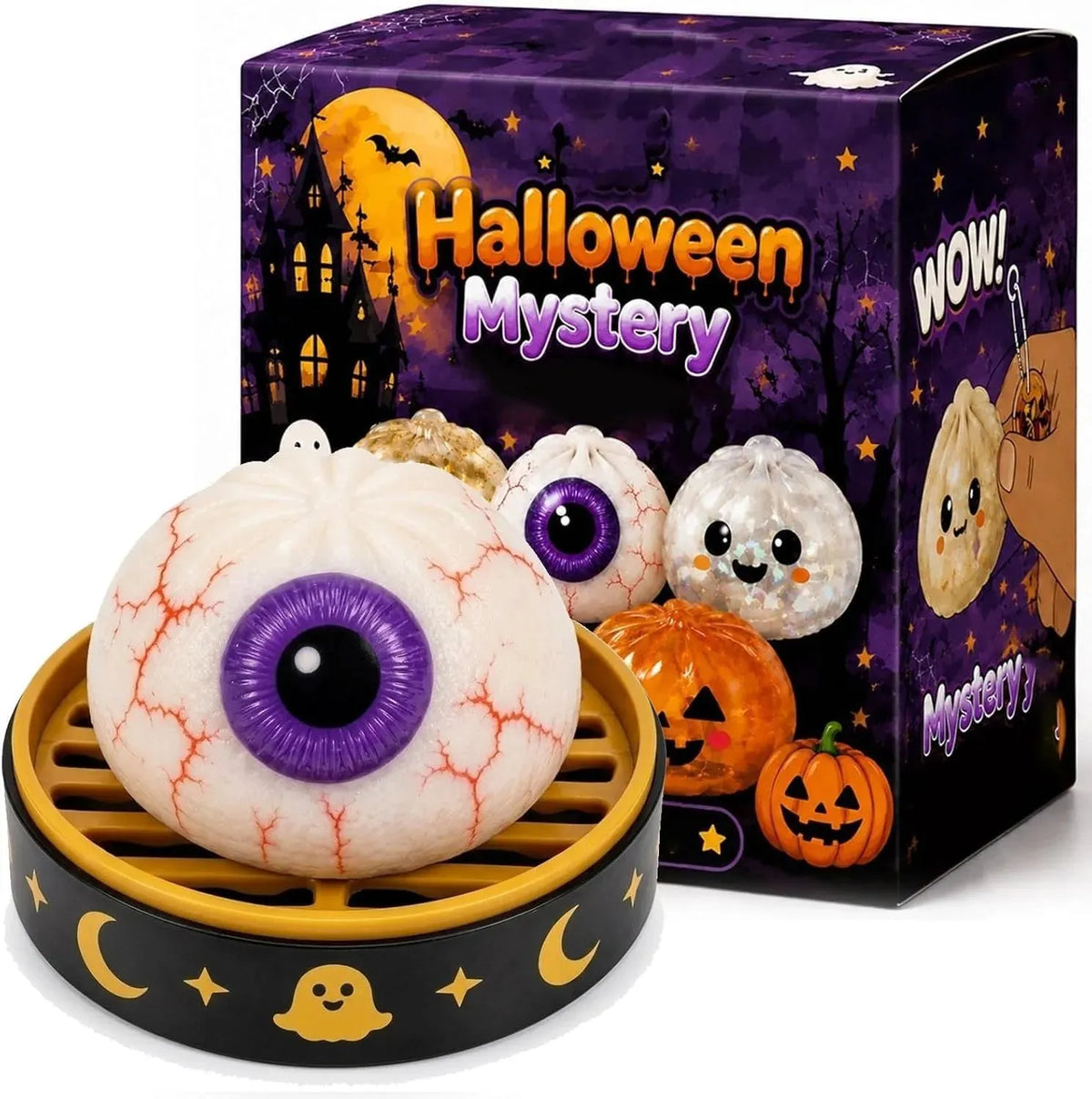 🔥Cute Halloween Scary Ghost Maruko Squeeze Toy Set