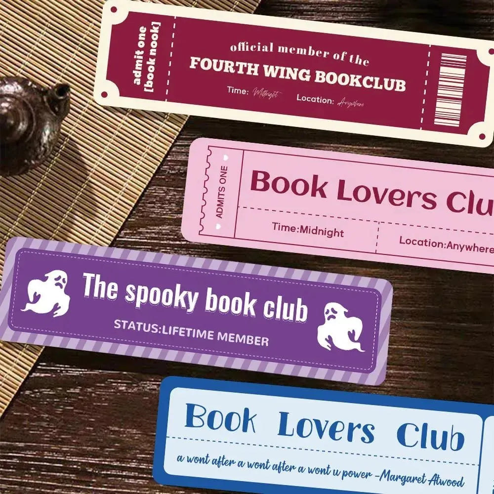 🔖 30PCS Cute Bookmarks Set for Book Lovers – Funny Book Club Page Markers for Romance, Fantasy, Thriller & BookTok Readers 📚✨