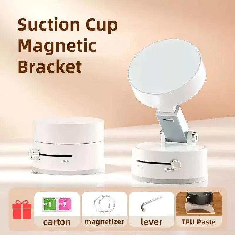 Stick & Go Anywhere! 🎡 | 360° Magnetic Phone Mount for Car, Desk & More