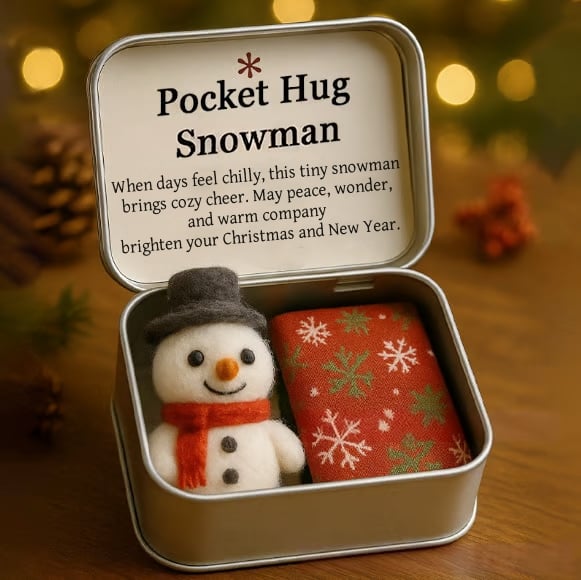 🔥Early Christmas Sale 50% -🎄❤️Christmas Pocket Hug Gift with Stocking🧦