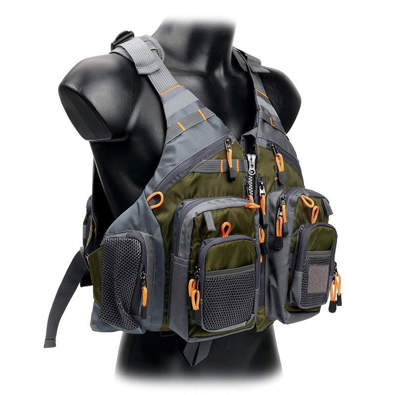 Multi-Functional Life Vest for Fishing
