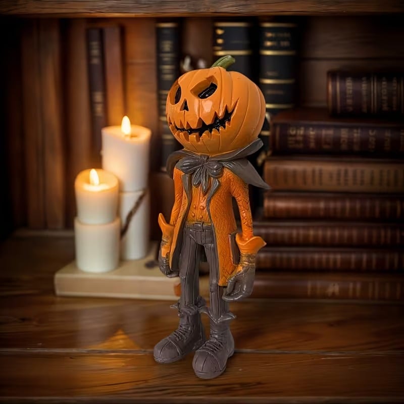 🎉🌟👻Halloween Pumpkin Man Figurine/Decoration🎃