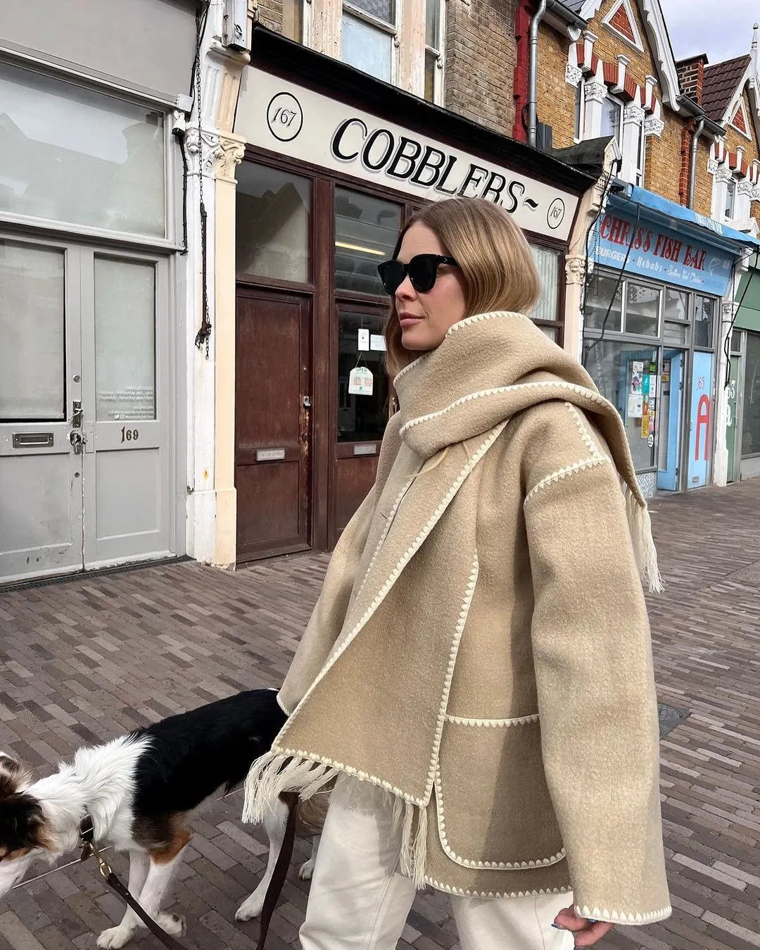 Draped Fringed Woolen Jacket(✨Free Shipping✨)