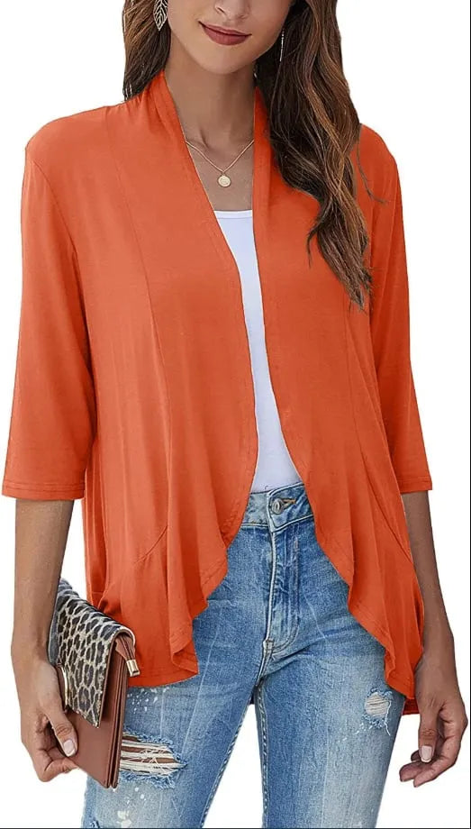 NEW🔥 Women's Casual Lightweight Open Front Cardigans
