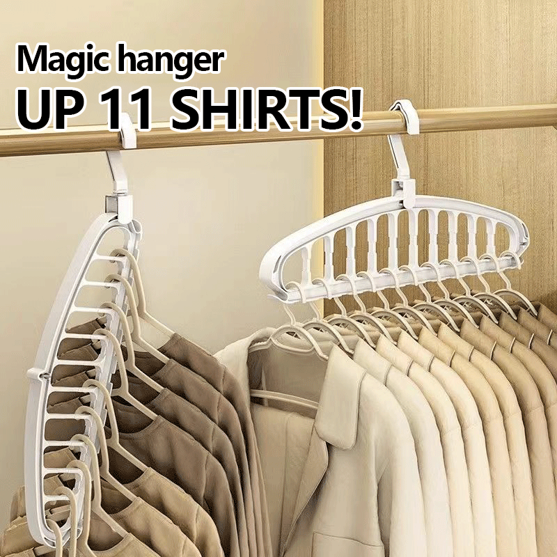 New Year Hot Sale -Porous Rotating Magic Clothes Hanger