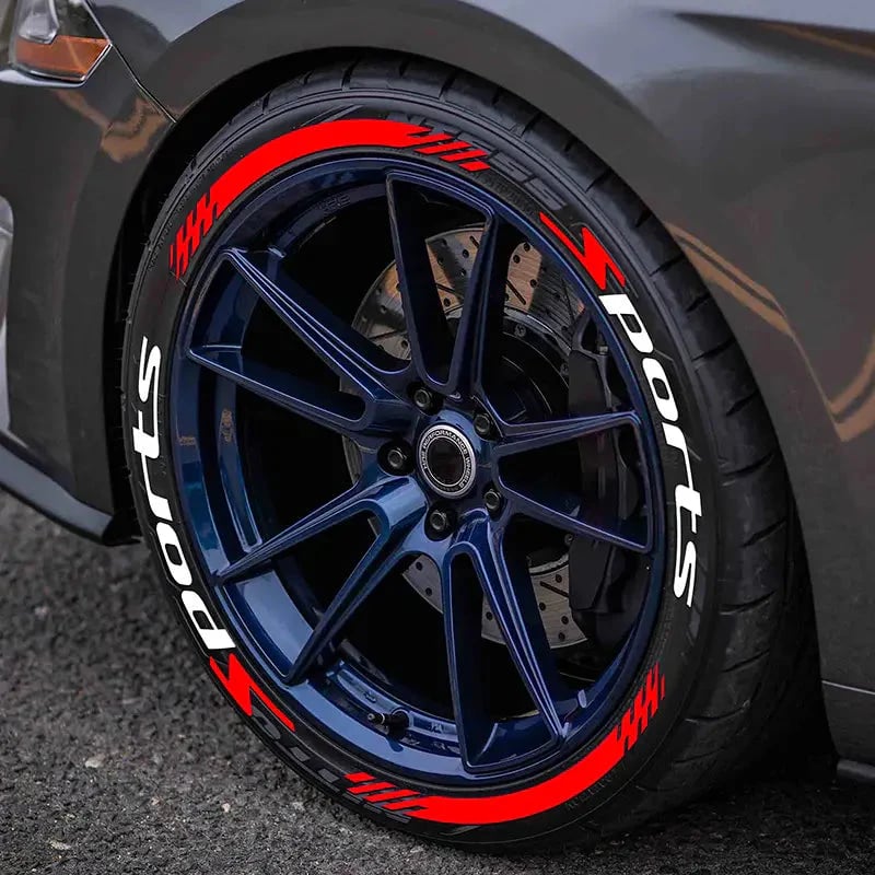 🔥Tire Lettering Stickers | Waterproof Universal Wheel Sidewall Decals(Regular stickers)