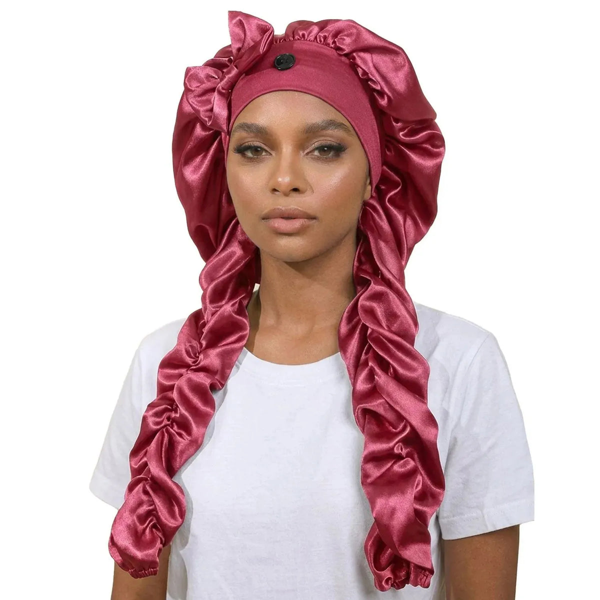 🔥HOT SALE🔥BUY 1 GET 1 FREE🔥 Silk Bonnet for Long Curly Hair