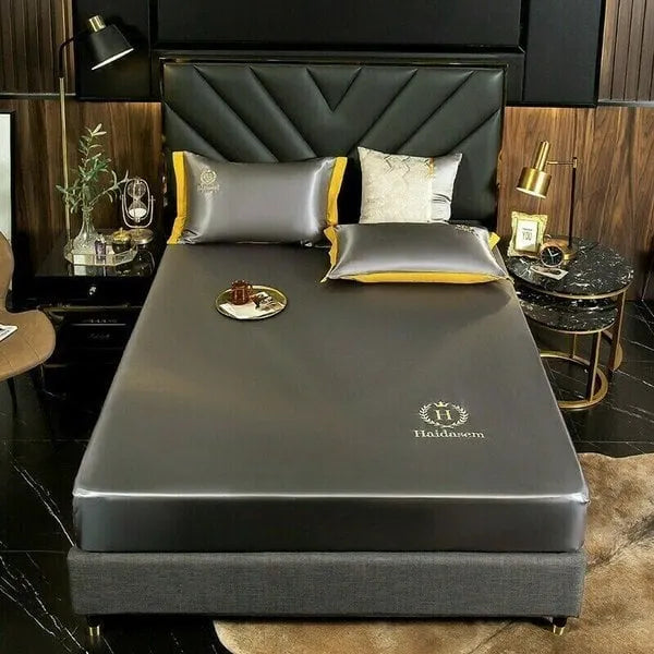 🎁Summer Promotion-Free Pillowcase & 49% OFF🎁-Ice Silk Bed Sheet