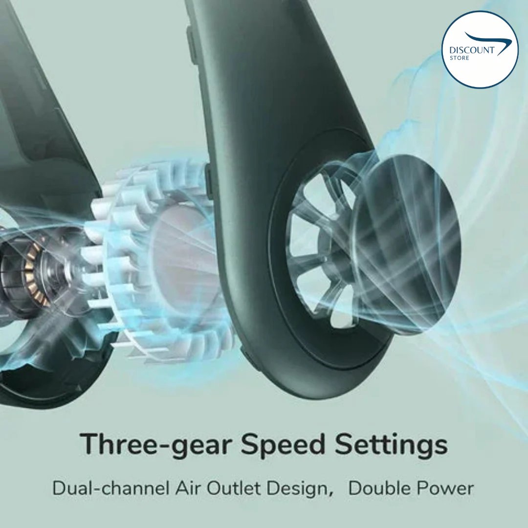 Portable Bladeless Hanging Neck Fan - (IMPORTED)