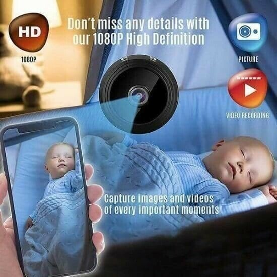 WIRELESS WIFI MAGNETIC CAMERA WITH SENSOR NIGHT VISION