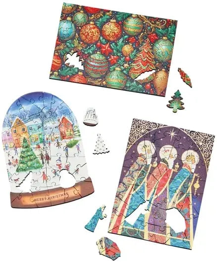 🔥 HOT SALE 🔥🏆Flash Sale⚡ 50K+ SOLD! Almost Gone-💥🧩24 Days Of Christmas Puzzles Advent Calendar,Best Gifts