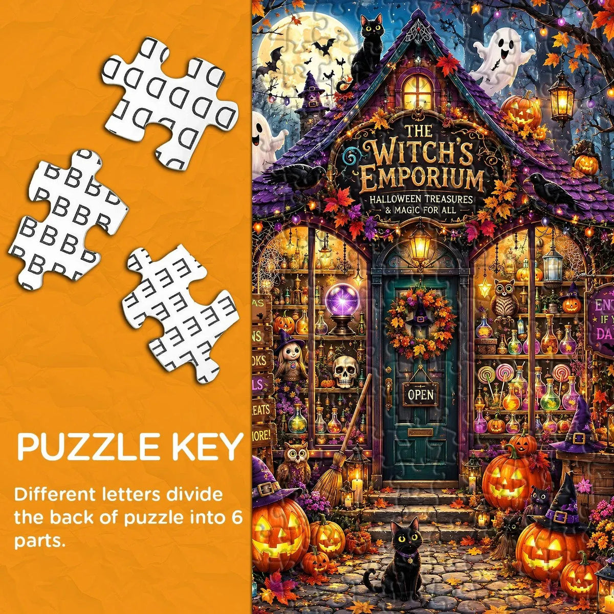 🧙🎃The Witch’s Emporium Jigsaw Puzzle 1000 Pieces