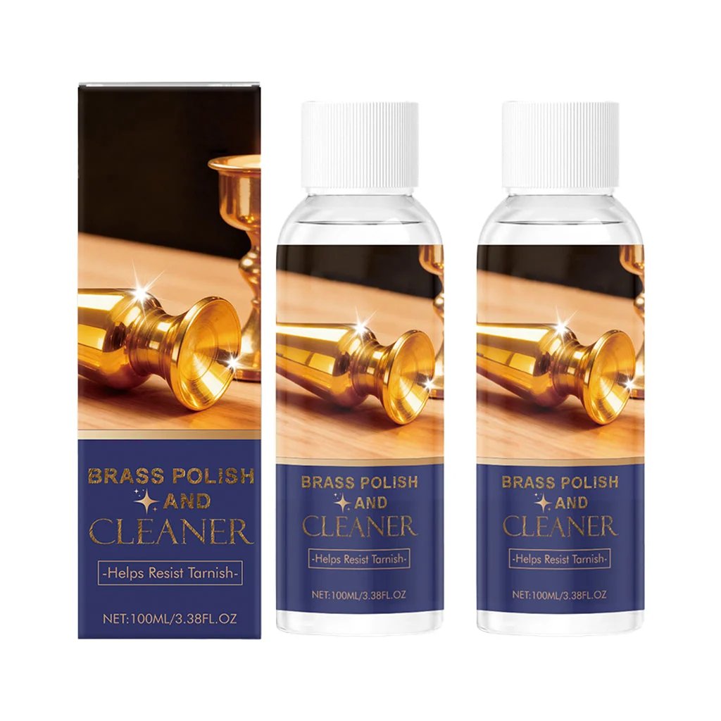 🎉 🔩TARNISHED BRASS? FIX IT FAST!🔩 Polish & Cleaner – Removes Oxidation, Restores Shine, Gentle on Surfaces – Easy Application! 🧽