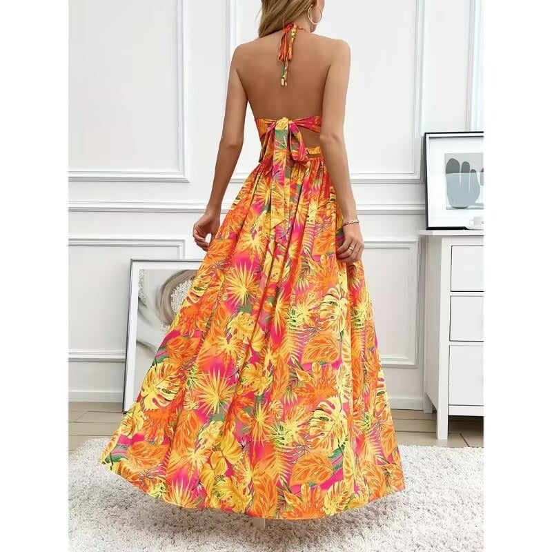 Floral Spaghetti Strap Dress