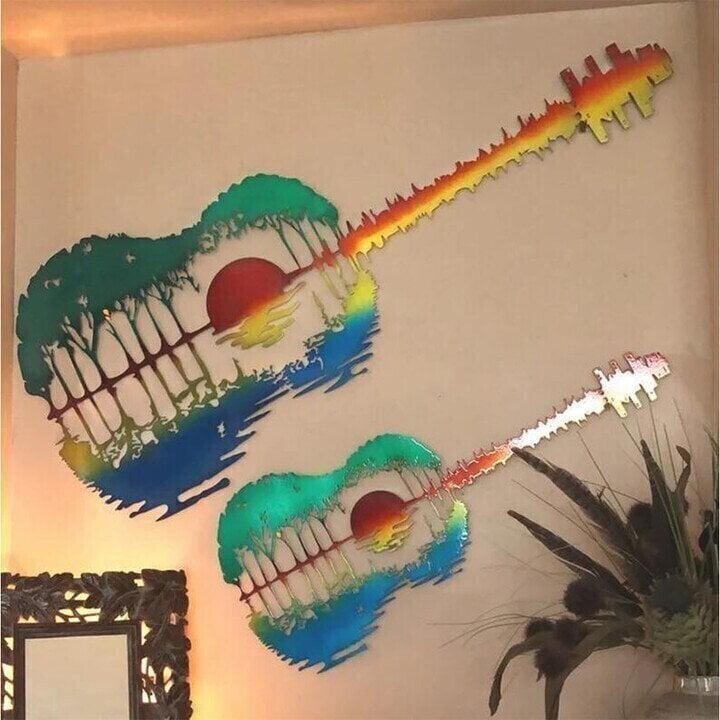 NEW YEAR SALE 40% OFF-Guitarist Art🎸MEGRAIDANTM️ Handmade Abstract Guitar Metal-BUY 2 FREE SHIPPING