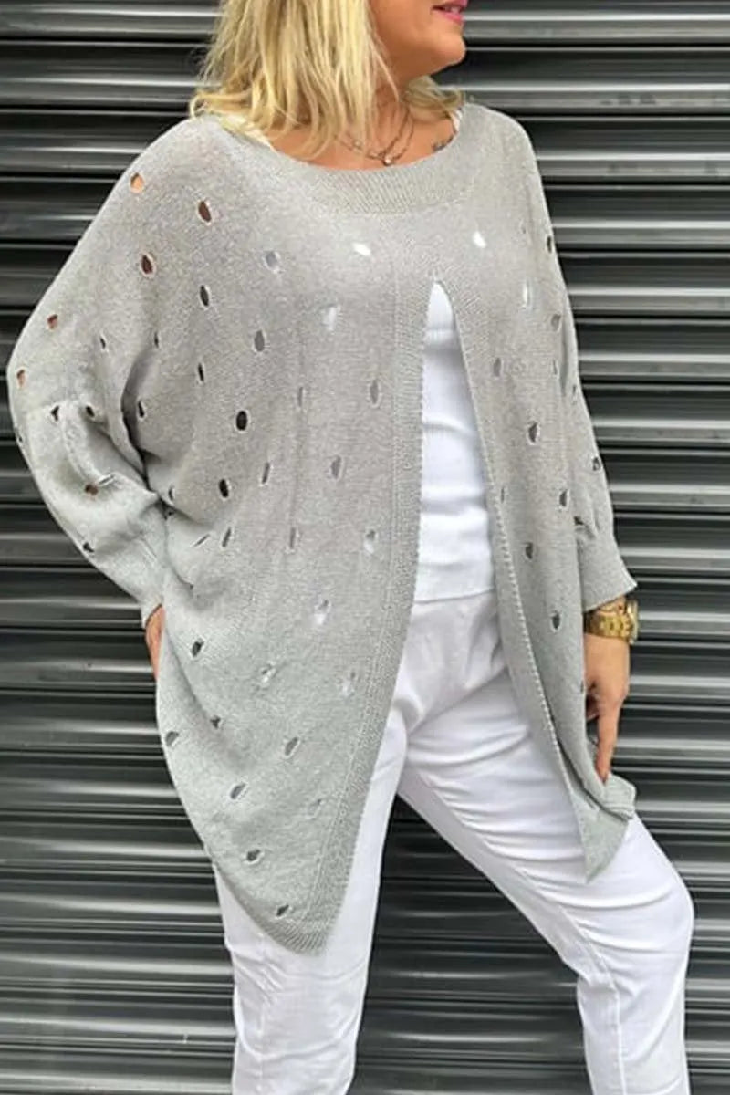 Women's Casual Slit Cutout Cardigan (Buy 2 Free Shipping)