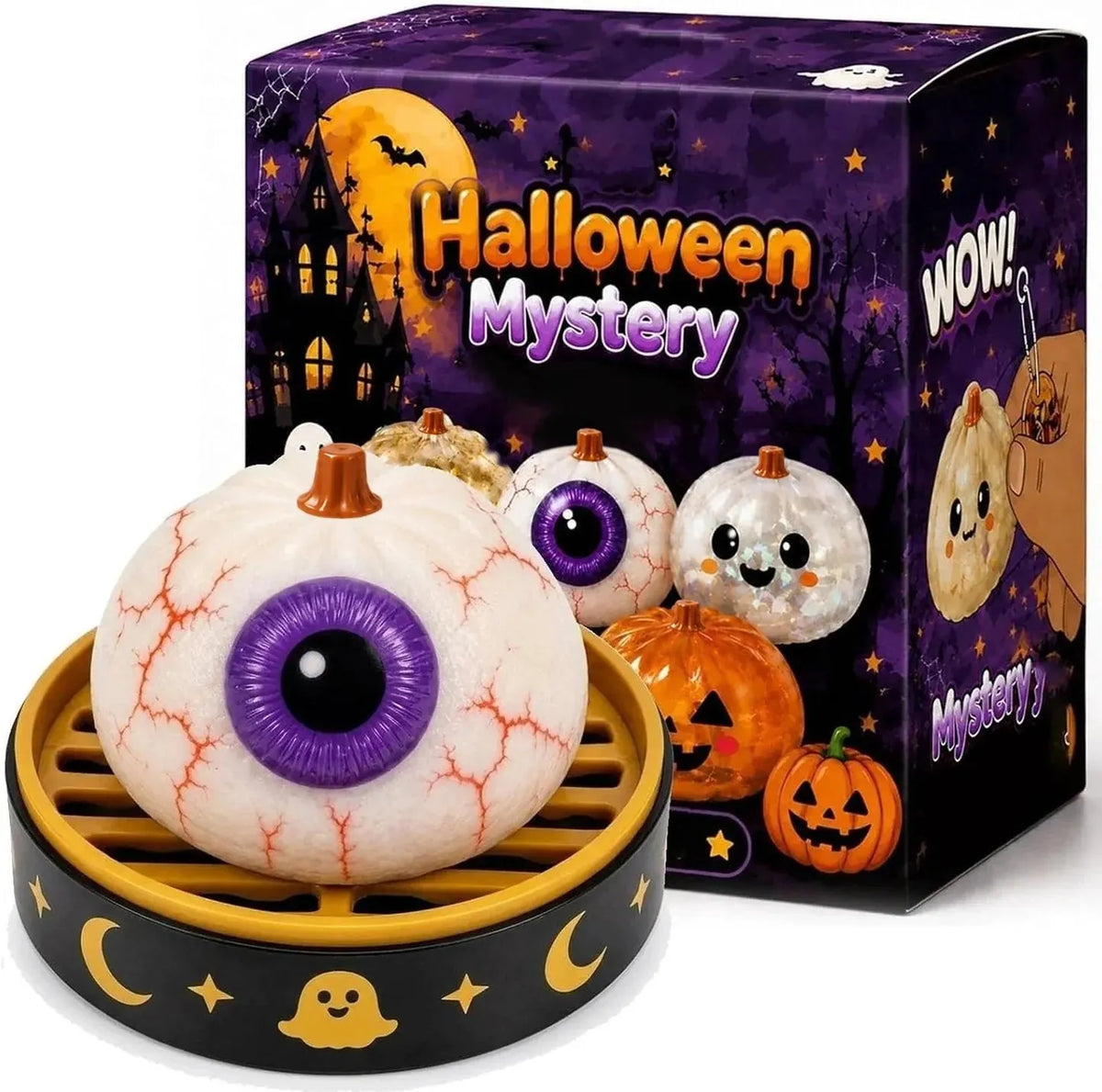 🎉🎃🎃🎃👻49% OFF – Adorable Halloween Ghost Squishies You Can't Put Down! 🖐️