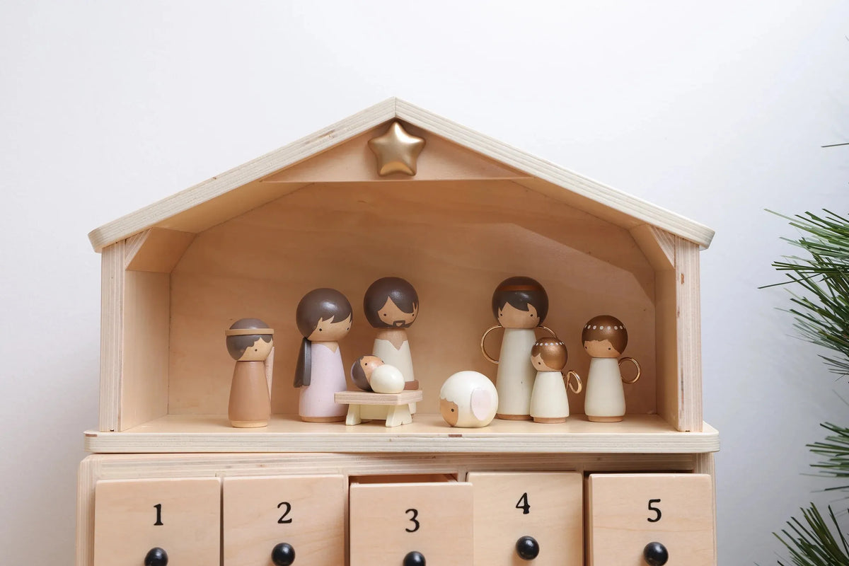 🎉🙏Jesus's Fans Get 49% OFF- ✝️ The Rescuer – Nativity Advent Set