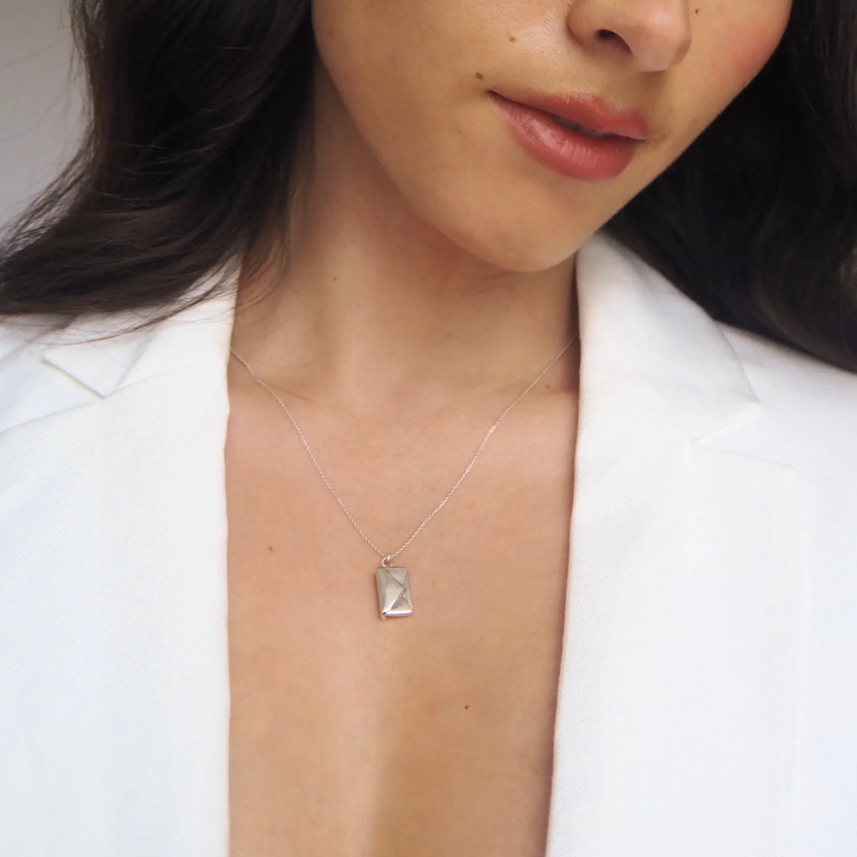 💓To my dearest-Custom Love Letter Envelope Necklace