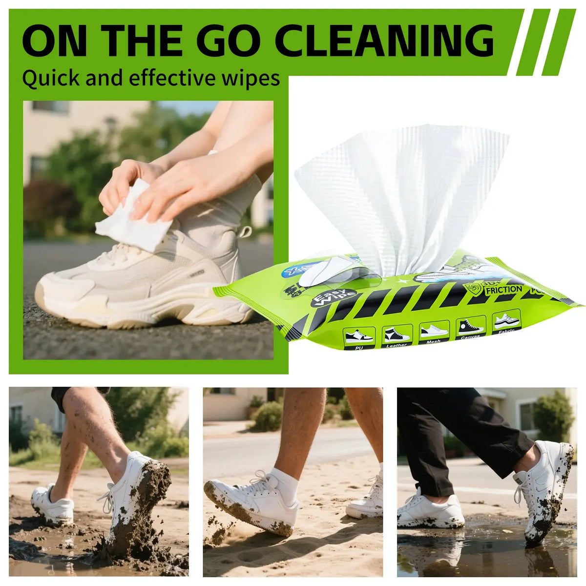🔥HOT SALE🔥👟 Foam Shoe Cleaning Kit – Sneaker Cleaner With Brush & Microfiber Towel ✨