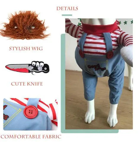 🔥Halloween Deadly Doll Costume - For Pets