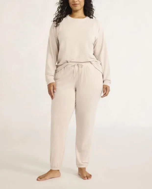 Women's French Terry Cloth Top and Jogger Pants Set (Buy 2 Free Shipping)