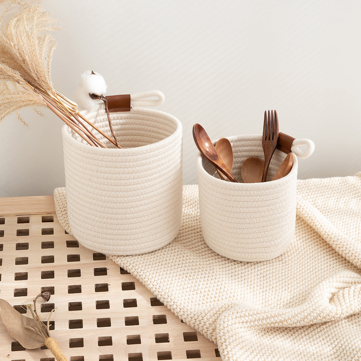 Artisan Rope Desk Organizers