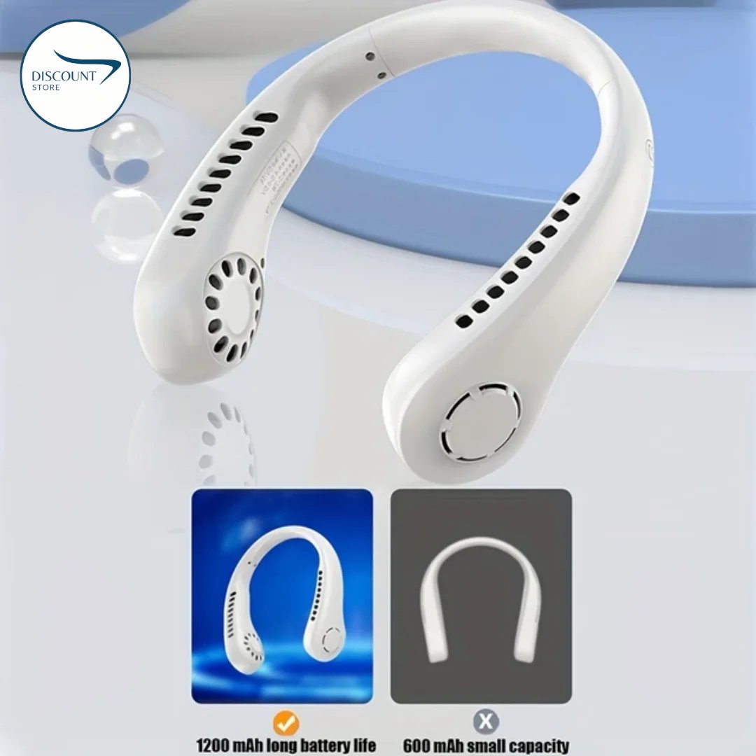 Portable Bladeless Hanging Neck Fan - (IMPORTED)