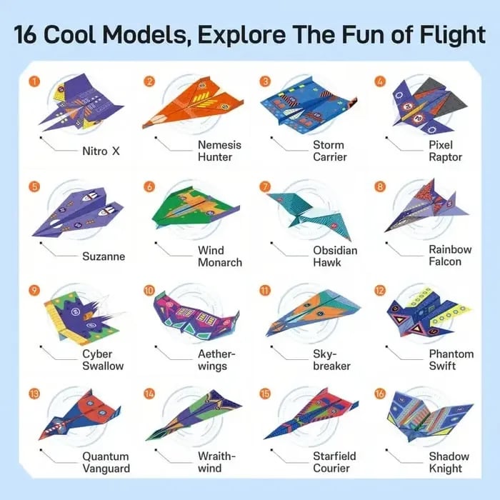 🎉✈️✨DIY Paper Airplane Book
