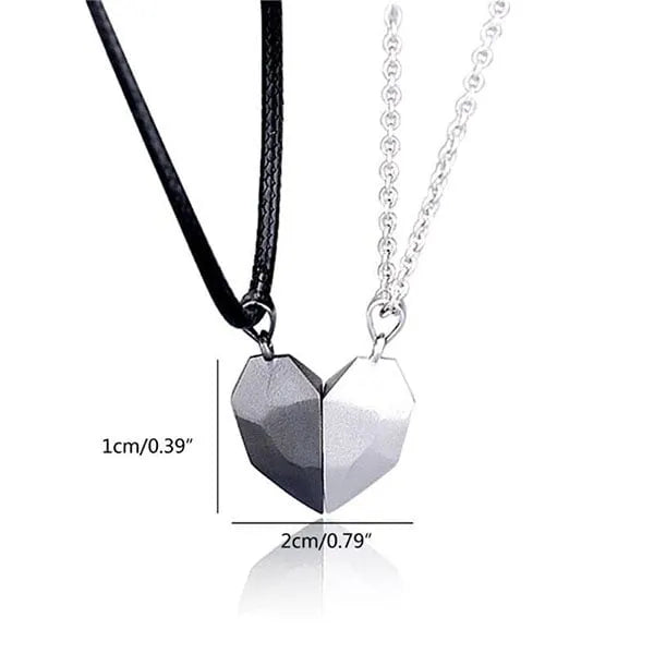 Couples Magnetic Heart Pendants (2Pcs)