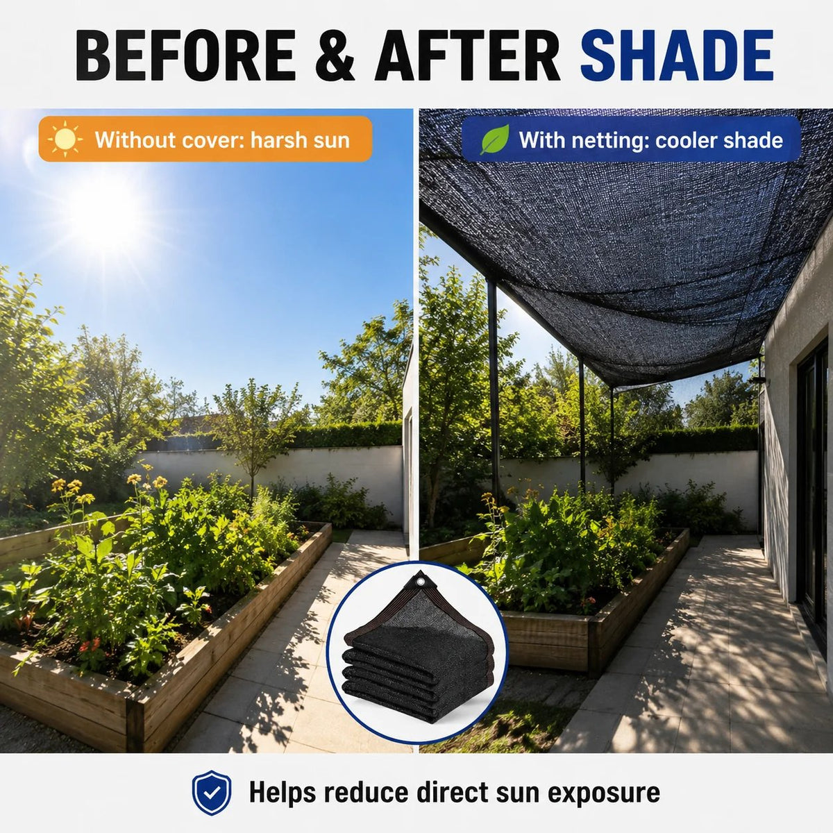 🎉 HOT SALE – Sunshade Net Blocks Up To 90% UV Rays & Keeps Outdoor Spaces Cooler All Summer Long ☀️🌿❄️