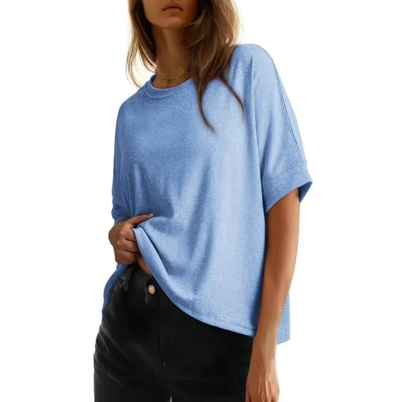 🎉Women's Tops for Women 2026 Loose Oversized Basic Tee Comfortable Soft Fabric Flattering Fit
