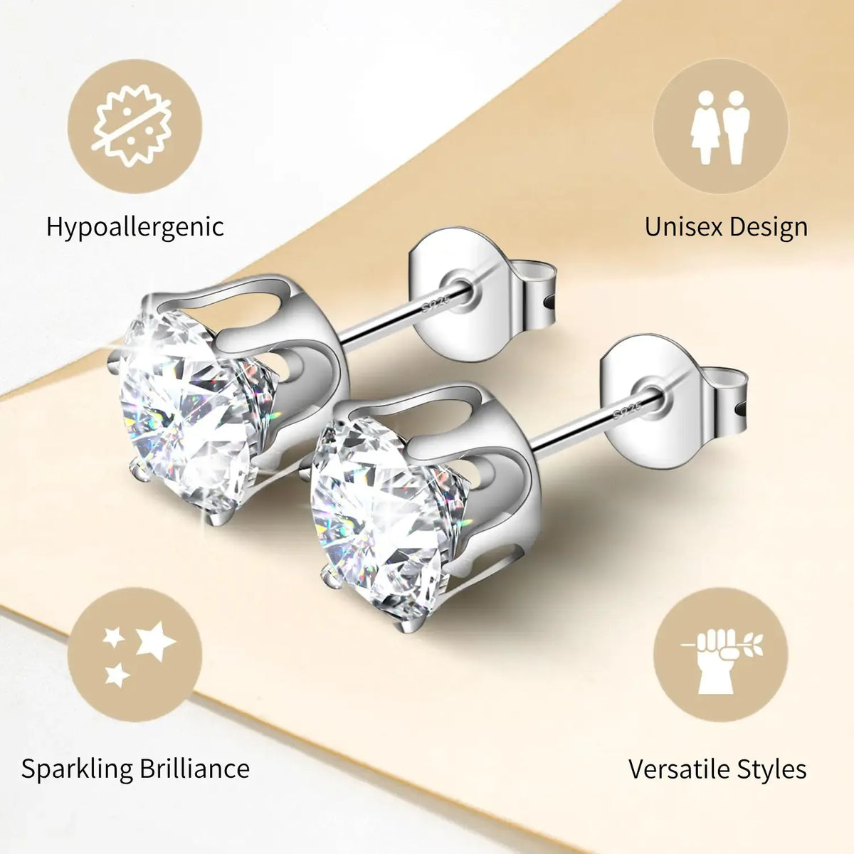 Classic Moissanite Earrings
